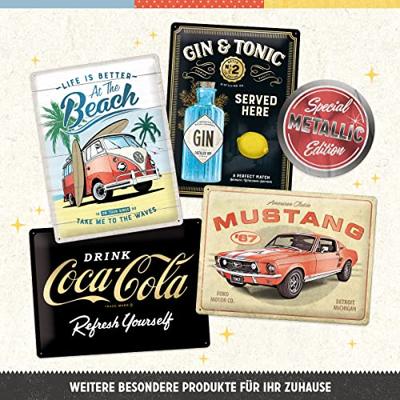 Gin en Tonic served wandplaat