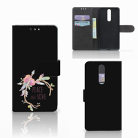 Nokia 8 Leuk Hoesje Boho Text - thumbnail