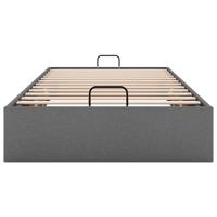 Bedframe zonder matras 90x200 cm stof donkergrijs - thumbnail