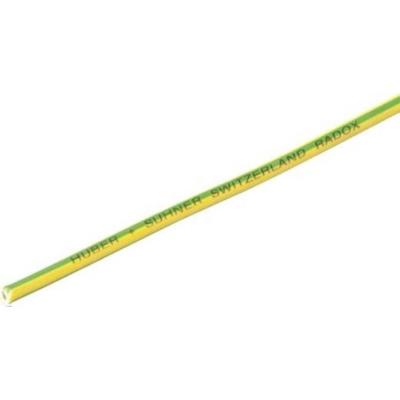 Huber+Suhner 12420029 Draad Radox® 155 1 x 0.75 mm² Groen, Geel per meter
