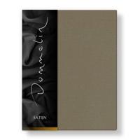 Dommelin Dommelin Laken Uni Satijn 300TC 512 Taupe 270x300 cm - thumbnail