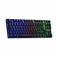 Gaming Keyboard The G-Lab KEYZ CAESIUM TKL WIRELESS Zwart AZERTY - thumbnail