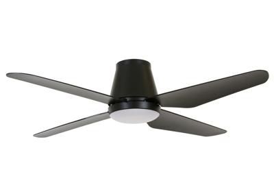 Lucci AIR Aria CTC LED Plafondventilator 65 W (Ø x h) 122 cm x 20 cm Zwart Met lamparmatuur, Met afstandsbediening