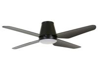 Lucci AIR Aria CTC LED Plafondventilator 65 W (Ø x h) 122 cm x 20 cm Zwart Met lamparmatuur, Met afstandsbediening - thumbnail