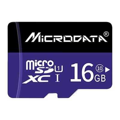 MICROGEGEVENS 16GB U1 paars en zwart TF (Micro SD) geheugenkaart