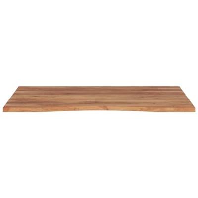 Bureaublad rechthoekig 100x80x2,5 cm massief acaciahout - thumbnail