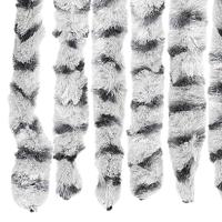 Vliegengordijn 118x220 cm chenille lichtgrijs en donkergrijs - thumbnail