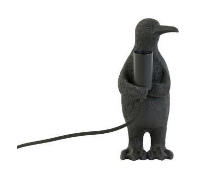 Light & Living Tafellamp 'Penguin' 24cm, kleur Mat Zwart Light & Living Tafellamp 'Penguin' 24cm, kleur Mat Zwart