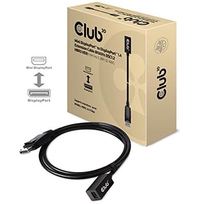 CLUB3D cac-1120 1 m Mini DisplayPort DisplayPort Zwart