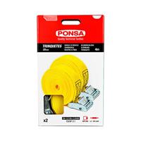Ratel Ponsa 027,048,035,108 Geel 35 mm x 4 m 2 Stuks - thumbnail