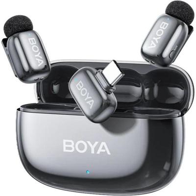 Boya Mini 2 (2 TX + 1 RX USB-C) grijs