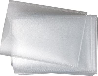 Pergamy U-mapje ft kredietkaart, gekorrelde PP, pak van 100 stuks