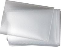 Pergamy U-mapje ft kredietkaart, gekorrelde PP, pak van 100 stuks - thumbnail