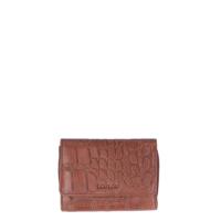 LouLou Essentiels Vintage Croco Silver Wallet Small Cognac - thumbnail