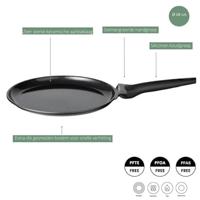 Sola Crepepan / Pannenkoekenpan Ceramic Deluxe - Inductie geschikt - Keramische anti-aanbaklaag - ø 28 cm - thumbnail