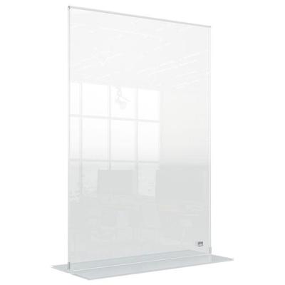 Infobord nobo premium plus a3 acryl vrijstaand