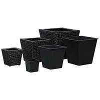 Plantenbakken verhoogd 3 st waterhyacint zwart - thumbnail