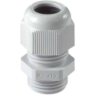 Jacob 50.625 PA7035 Wartel Met trekontlasting M25 Polyamide Grijs-wit (RAL 7035) 1 stuk(s)