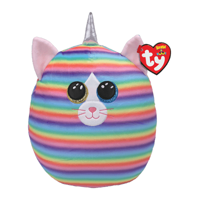 TY Squish A Boo Knuffelkussen Kat Heather 23 cm