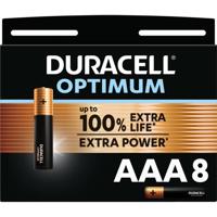 Duracell Optimum 200% batterij AAA blister(8) - 3014012 - thumbnail
