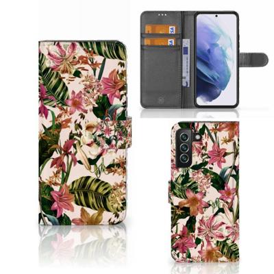 Samsung Galaxy S22 Plus Hoesje Flowers Samsung Galaxy S22 Plus Hoesje Flowers