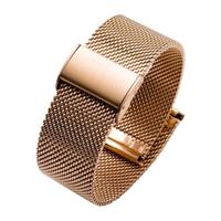 16mm 304 Stainless Steel Single Buckle Replacement Strap Watchband(Rose Gold) - thumbnail
