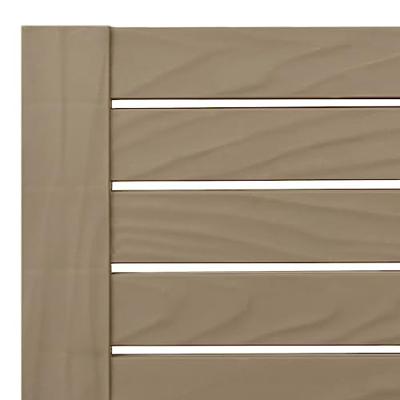 Ligbed 155x58x83 cm polypropeen lichtbruin