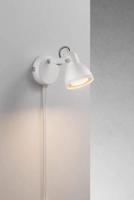 Wandlamp wit modern leeslamp &apos;Aslak&apos; Nordlux GU10 modern verstelbaar 185mm - thumbnail