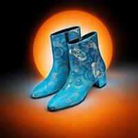 Blue Shadow Lady Boot Lureaux - Handgemaakte Nette Schoenen Voor Heren - thumbnail