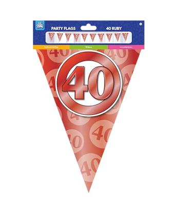 Paperdreams Party vlag 40 jaar getrouwd
