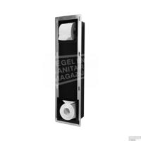 Inbouw Toiletrolhouder en Reserverolhouder Wiesbaden Mat Zwart OP=OP - thumbnail