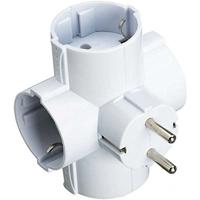 Stekkerdoos EDM 40066 Thermoplast 2400 W 230 V 16 A 250 V Viervoudig - thumbnail