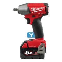 Milwaukee M18 FUEL™ ONEIWF12-502X ONE-KEY™ Accu slagmoersleutel 300Nm 1/2" frictiering 18V 5.0Ah in HD-Box - 4933451374 - thumbnail