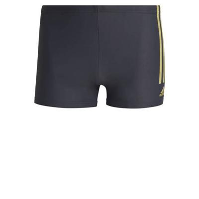 adidas Performance zwemboxer donkergrijs/geel adidas Performance zwemboxer donkergrijs/geel