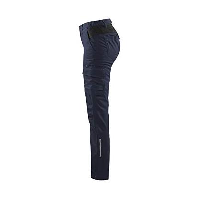 Blåkläder Dames industrie werkbroek stretch/elastiek 71441832 | Donker marineblauw/Zwart | Maat 42 - 7330509763032