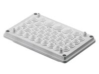 Rittal SV 9665770 Kabeldoorvoeringsplaat Isolatiemateriaal Grijs (RAL 7032) 1 stuk(s) - thumbnail