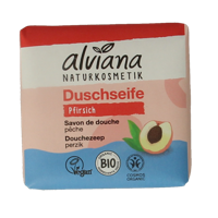 Alviana Douchezeep bodywash bar perzik 100 Gram - thumbnail