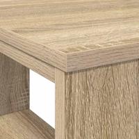 Bureau met plank Sonoma eiken 90 x 50 x 75 cm Bewerkt hout - thumbnail