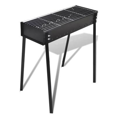 Houtskoolbarbecue staand vierkant 75x28 cm Houtskoolbarbecue staand vierkant 75x28 cm