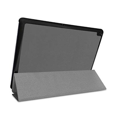 3-Vouw sleepcover hoes - Lenovo Tab E10 - Grijs - thumbnail