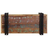 Wandschap massief gerecycled hout meerkleurig - thumbnail