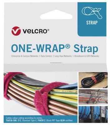 Velcro kabelbinders Velcro One-Wrap Strap (25 Stuks) - thumbnail