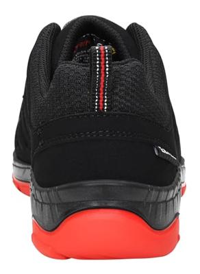 Elten werkschoenen - MADDOX BOA® - ESD S3 - zwart-rood - maat 46 - laag