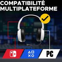 Cuffie da gioco cablate - THE G-LAB - KORP BARIUM - Bianco - thumbnail