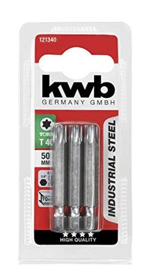 kwb 121340 Inbus-bit T 40 Staal 3 stuk(s)