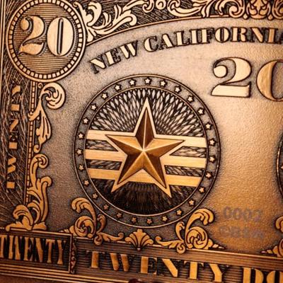 Fallout New Vegas Replica NCR $20 Bill Limited Edition