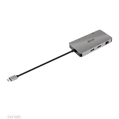 CLUB3D CSV-1593 interface hub USB 3.2 Gen 1 (3.1 Gen 1) Type-C 16200 Mbit/s Metallic CLUB3D CSV-1593 interface hub USB 3.2 Gen 1 (3.1 Gen 1) Type-C 16200 Mbit/s Metallic