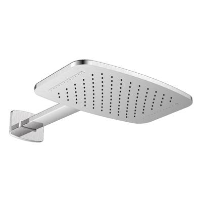 Wiesbaden Waterval hoofddouche met doucheram 40 x 25 cm geborsteld staal