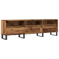 Tv-meubel 150x30x44,5 cm bewerkt hout oud houtkleurig - thumbnail
