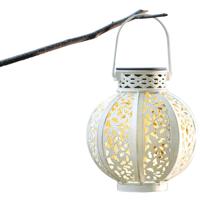 LED Hanglamp op Zonne-energie - 0.16W - Warm Wit 3000K - Mat Wit Kunststof - thumbnail